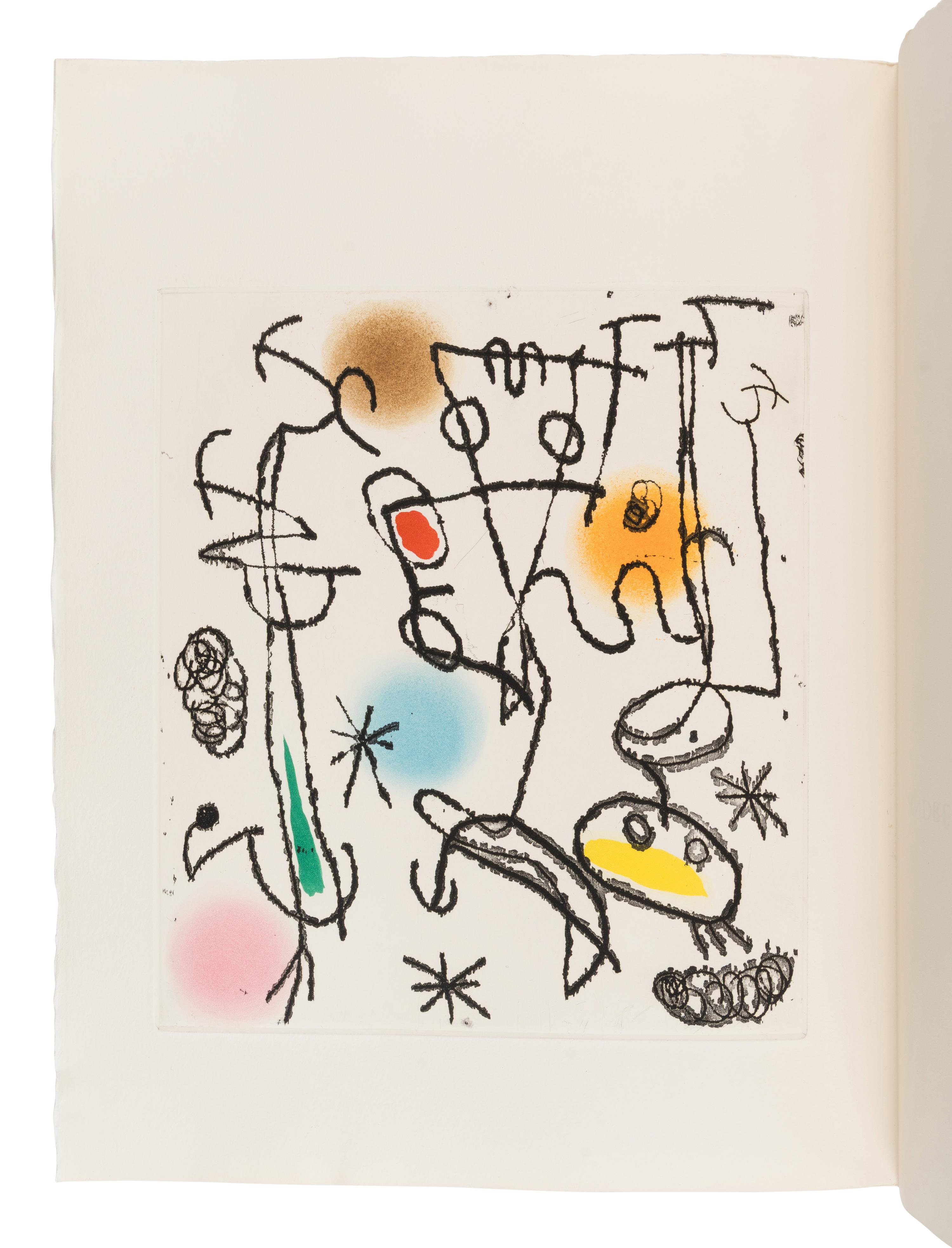 [Artist Book]. -- [Miro, Joan (1893-1983), Alexander Calder (1898-1976), Robert Motherwell (1915-1991), et al.]. Paroles Peintes II [and] III. Paris: O. Lazar-Vernet, 1965, 1967.