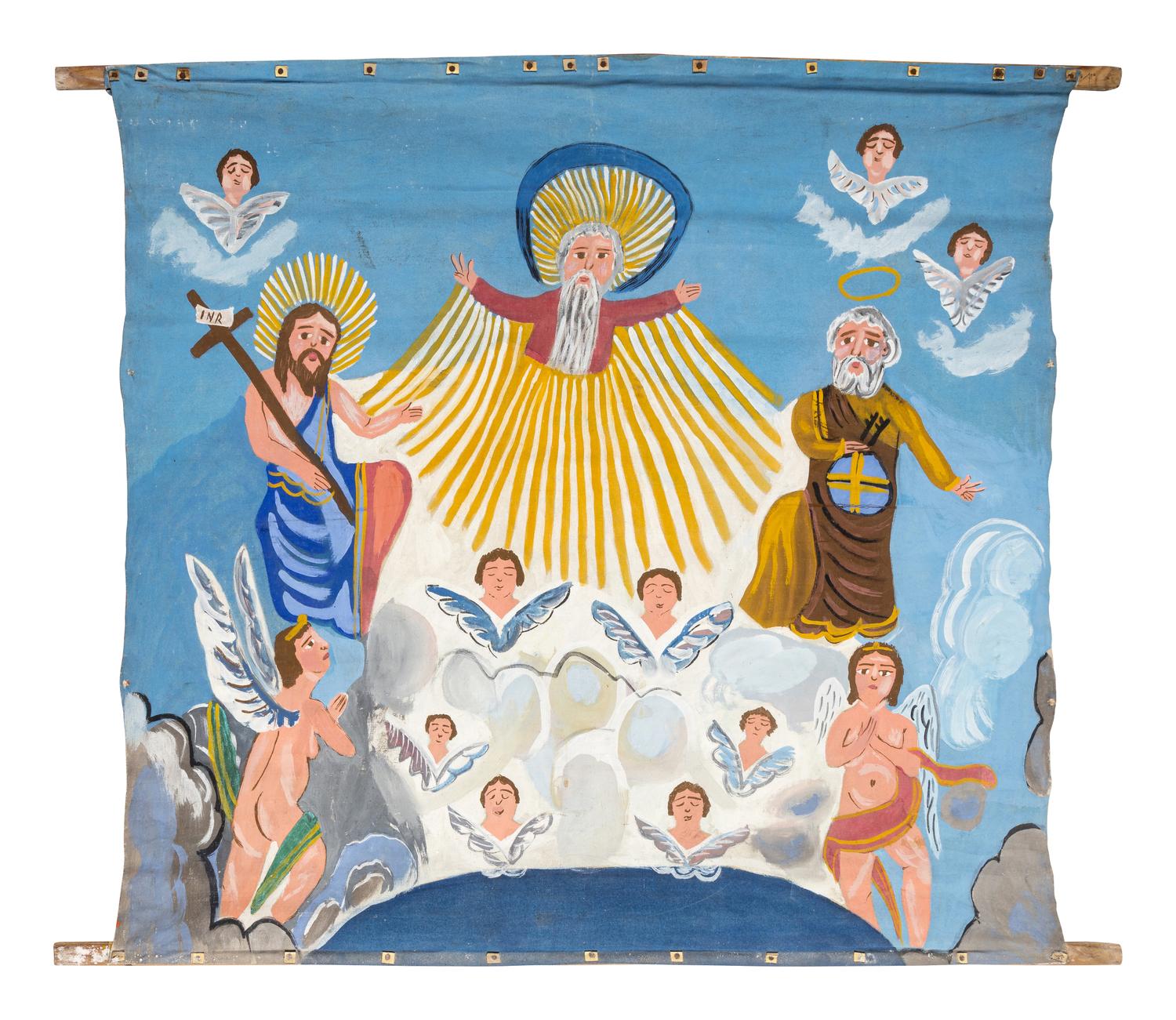 Paradiso and Untitled ( Vision of an Angel With Golden Armor) (a double-sided work)