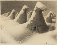 Grant Wood, (American, 1891-1942), January, 1938