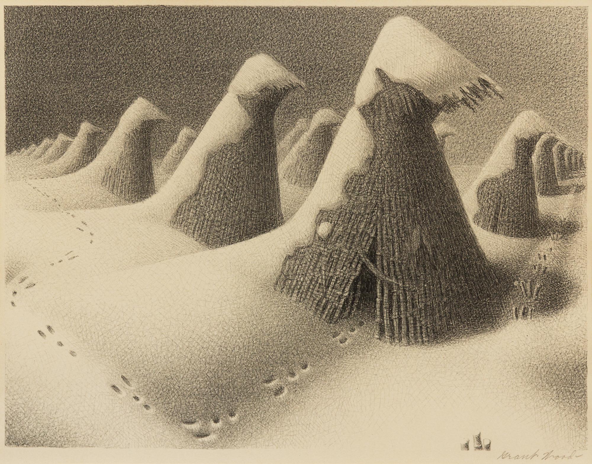 Grant Wood, (American, 1891-1942), January, 1938