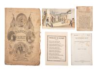 [CIVIL WAR]. A group of soldier's art and ephemera.