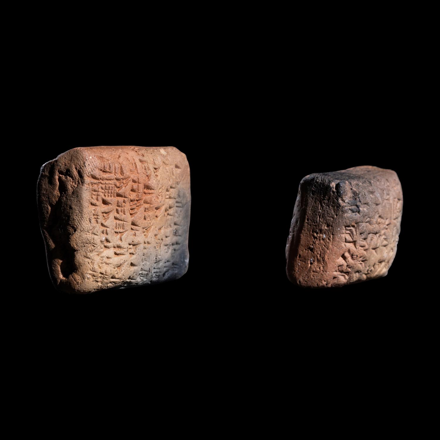 Two Babylonian Cuneiform Tablets