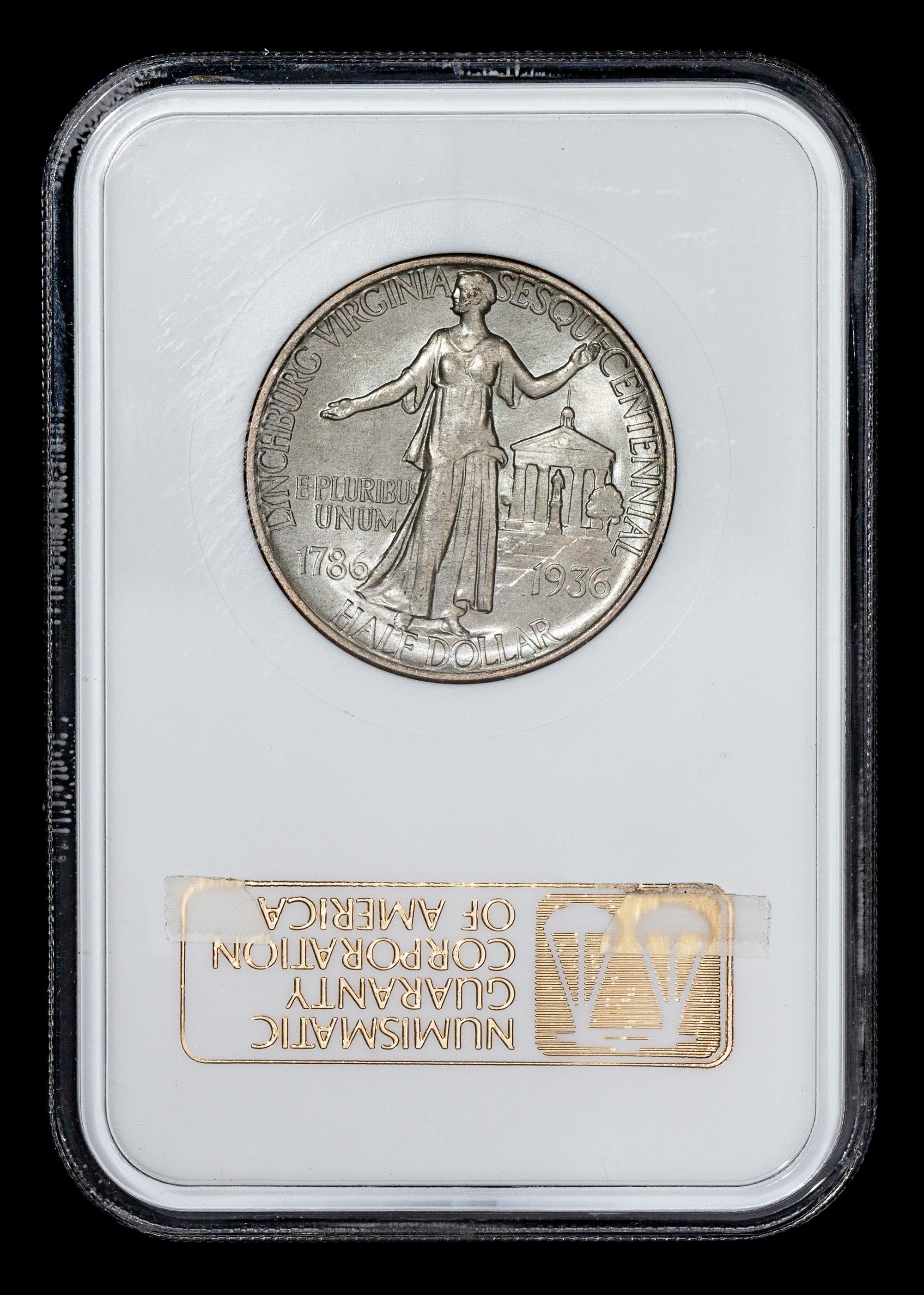 A United States 1936 Lynchburg Commemorative 50c Coin