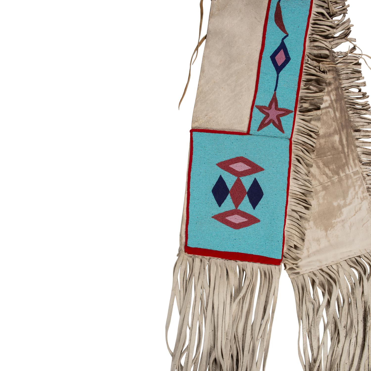 Shoshone Beaded Hide Saddle Bags