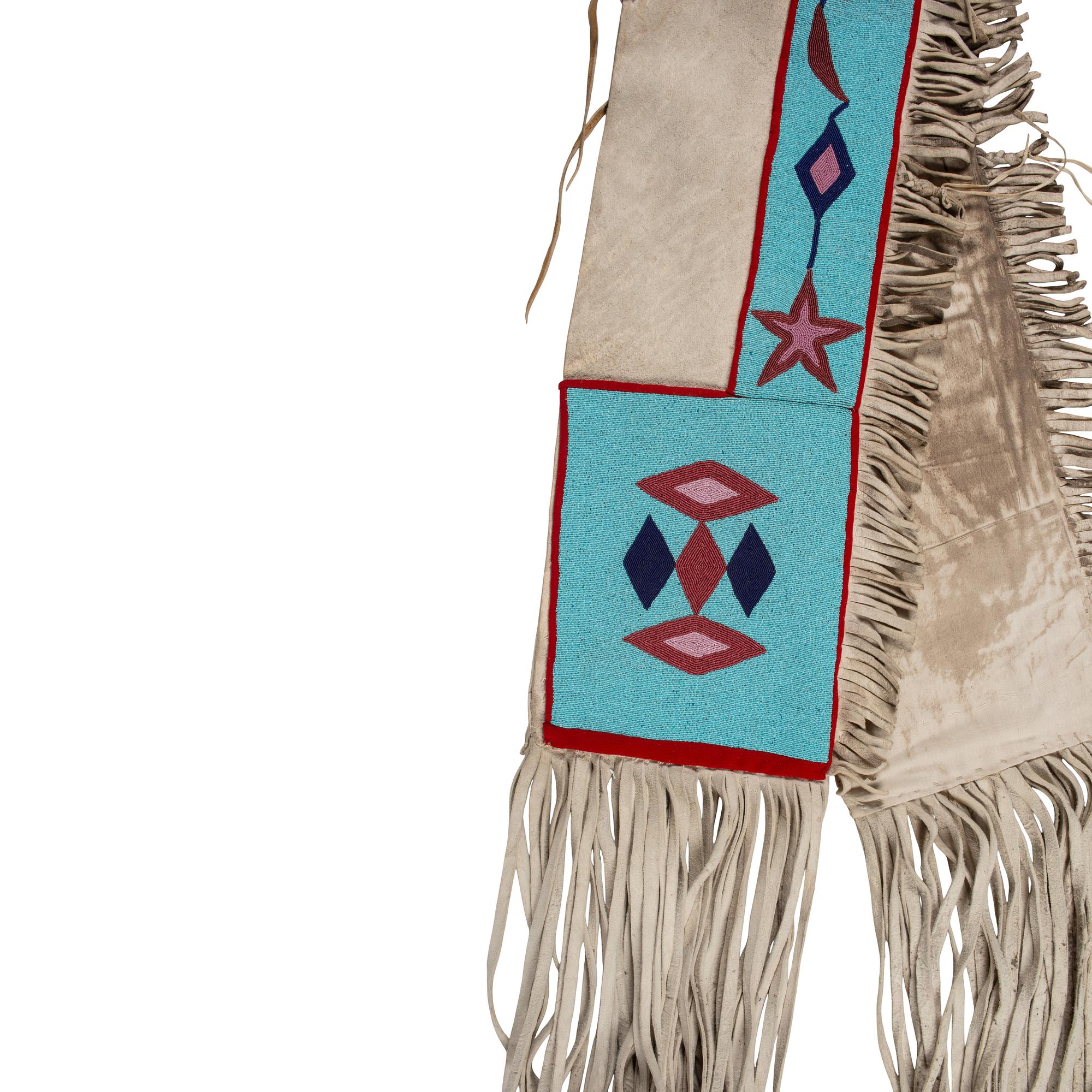 Shoshone Beaded Hide Saddle Bags