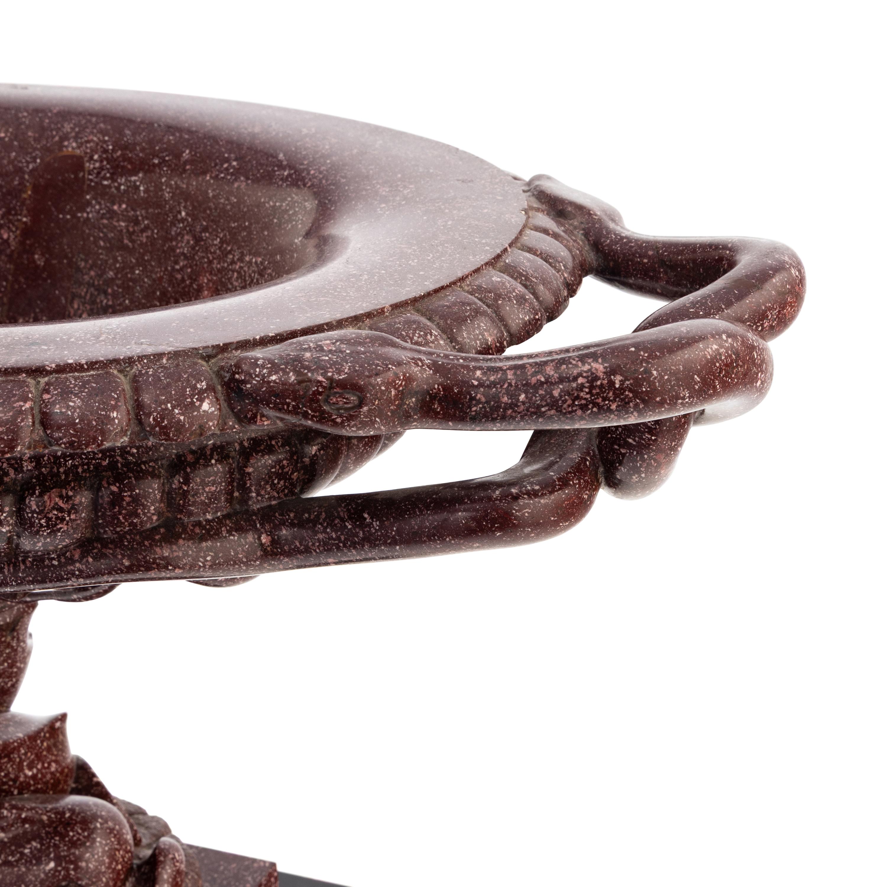 An Italian Carved Porphyry Tazza
