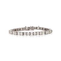 PLATINUM AND DIAMOND BRACELET