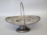 Large sterling silver basket gale & willis, new york, ny, mid 19th century