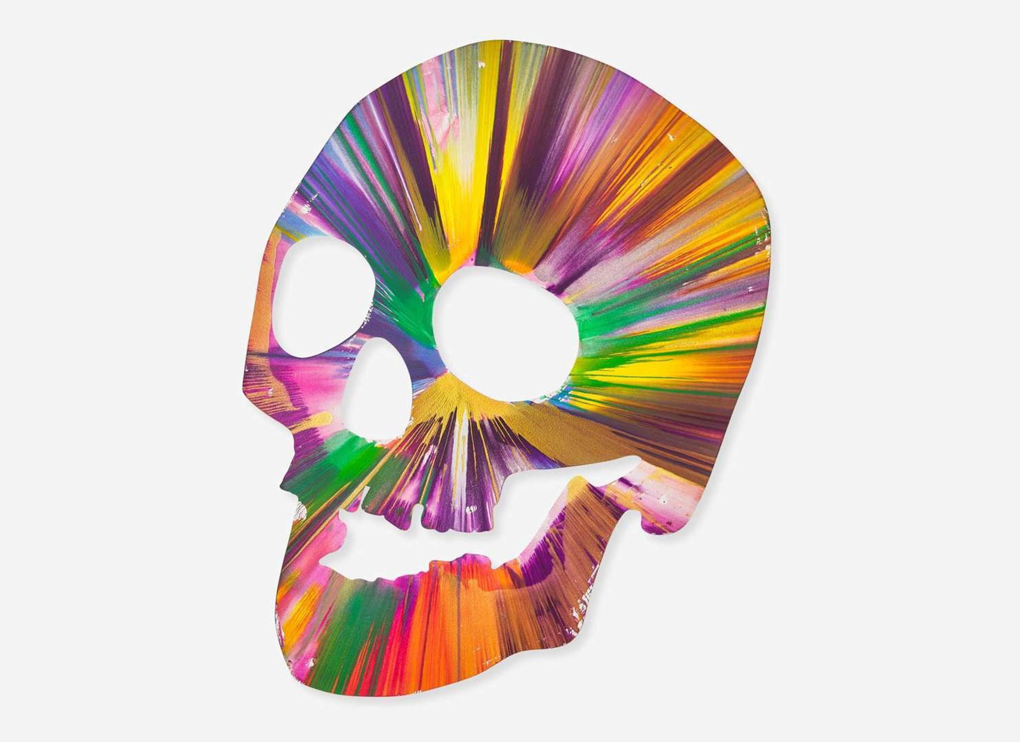 Damien Hirst (British, b. 1965), Skull Spin Painting