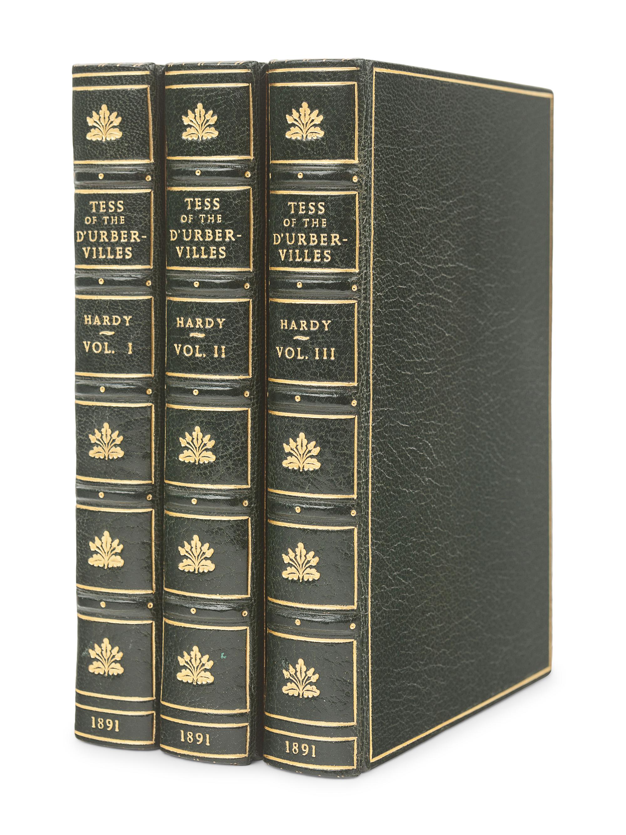 HARDY, Thomas (1840-1928). Tess of the D'Urbervilles. A Faithful Woman. London: James R. Osgood, McIlvaine and Co., 1891-1892.