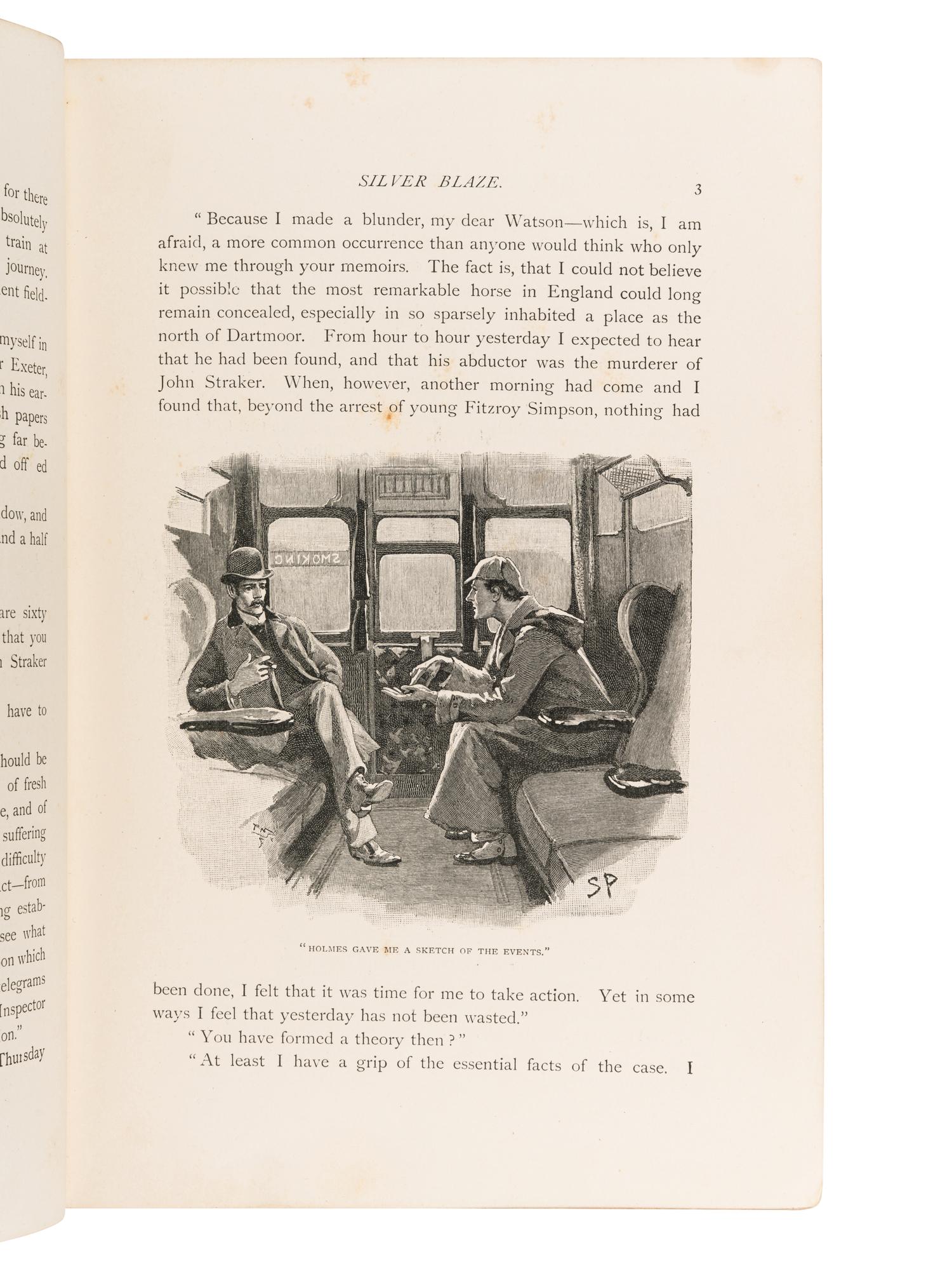 DOYLE, Arthur Conan, Sir (1859-1930). The Memoirs of Sherlock Holmes . London: George Newnes, Limited, 1894.