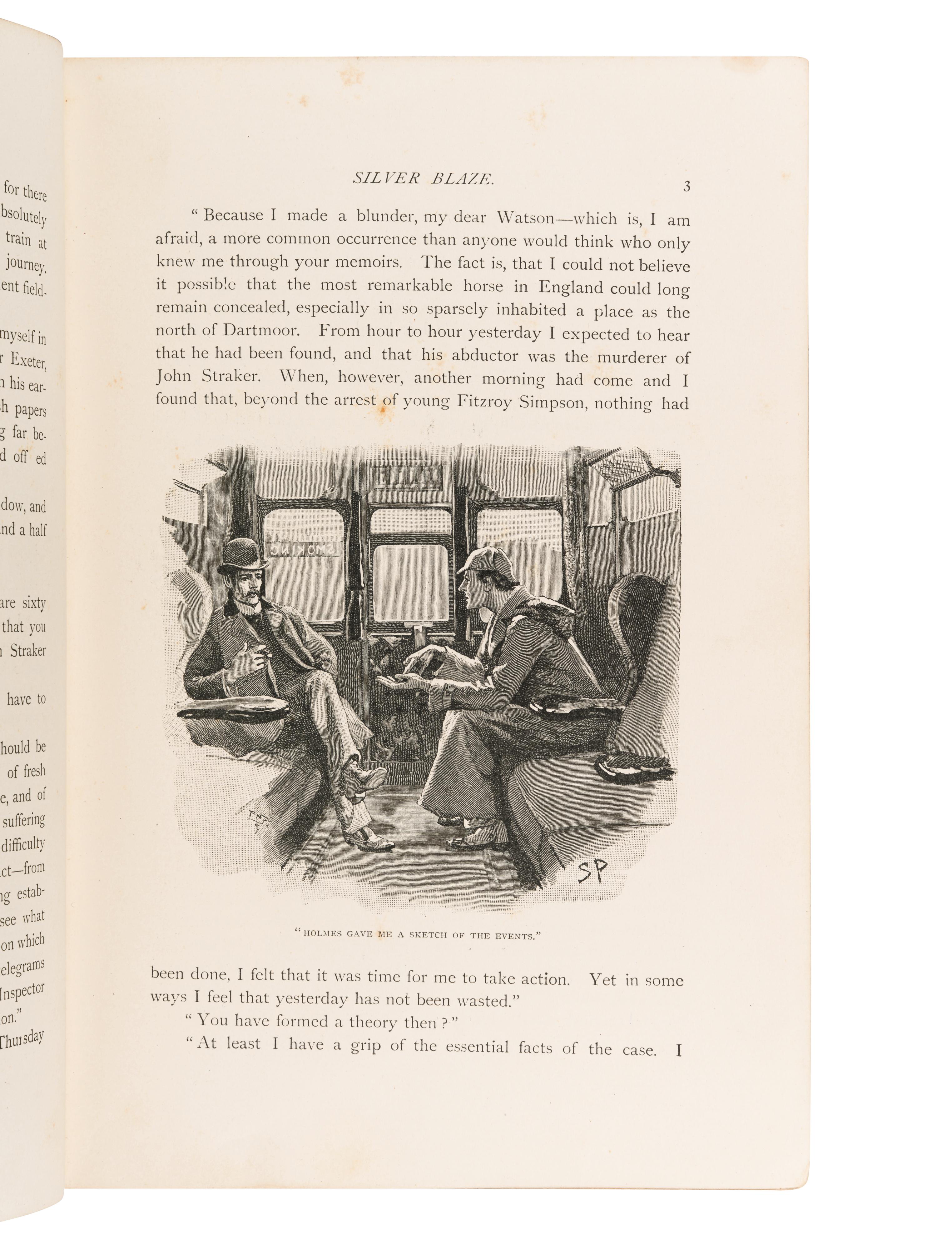 DOYLE, Arthur Conan, Sir (1859-1930). The Memoirs of Sherlock Holmes . London: George Newnes, Limited, 1894.