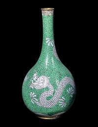 39 Japanese Cloisonné Enamel Vessels