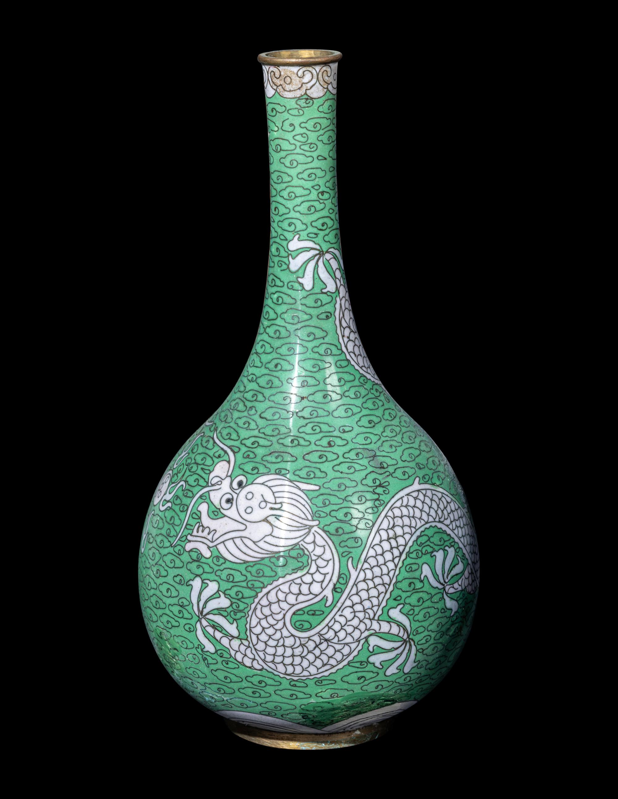 39 Japanese Cloisonné Enamel Vessels