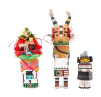 Brightly Colored Hopi Katsinas