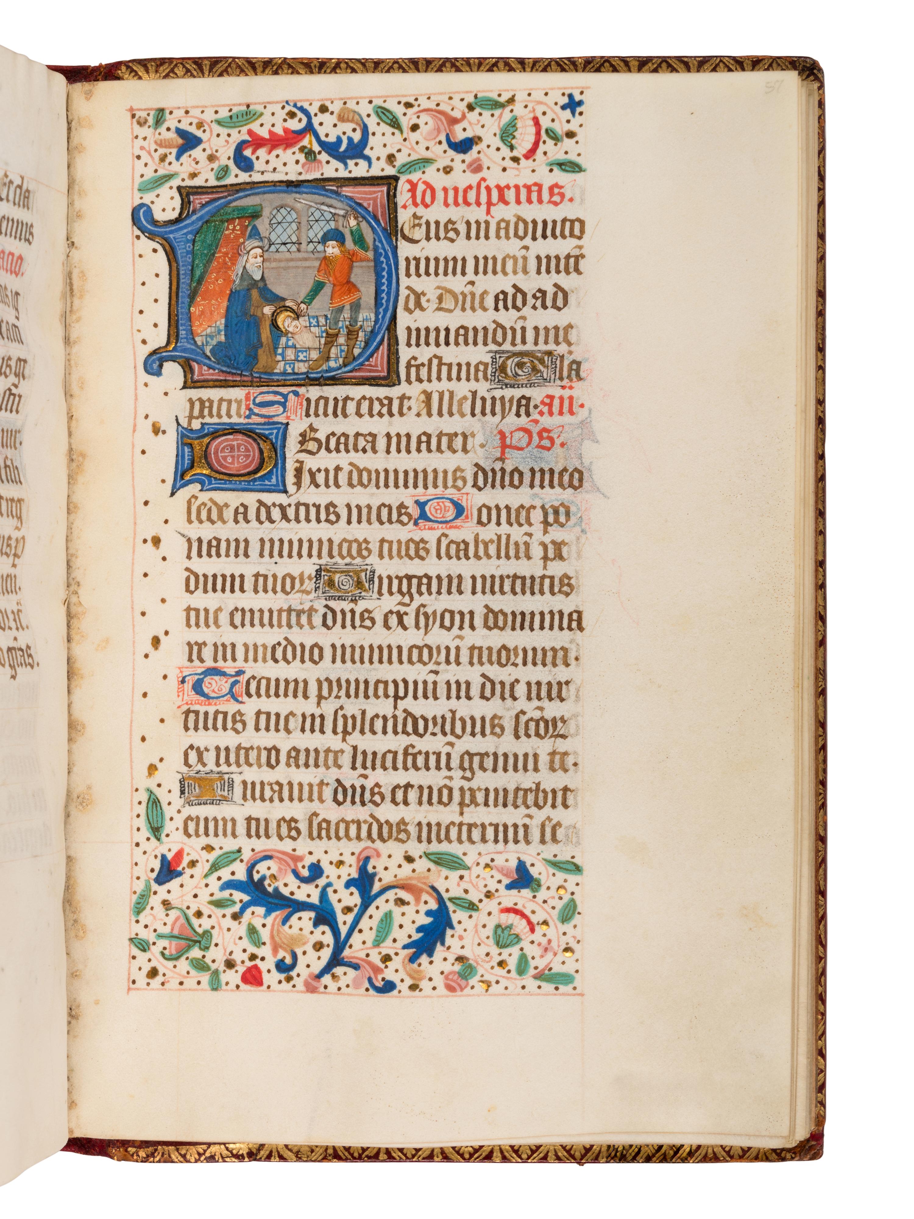 CIRCLE OF WILLEM VRELANT (active Flanders, Bruges, 1454-1481) The Haraucourt Hours, use of Toul, in Latin, illuminated manuscript on parchment [Flanders, Bruges, c. 1470-1480]