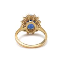 TIFFANY & CO., SAPPHIRE AND DIAMOND RING