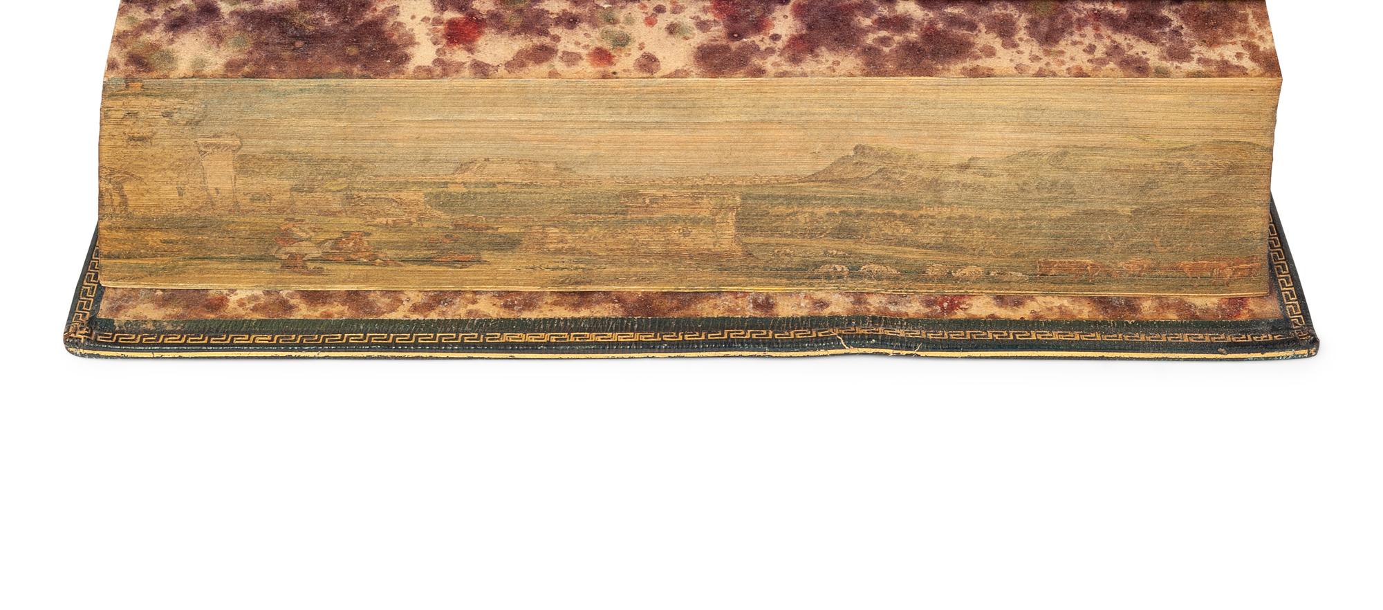 [FORE-EDGE PAINTINGS]. Minstrelsy of the Scottish Border: Consisting of Historical and Romantic Ballads . Edinburgh: James Ballantyne and Co., 1806.