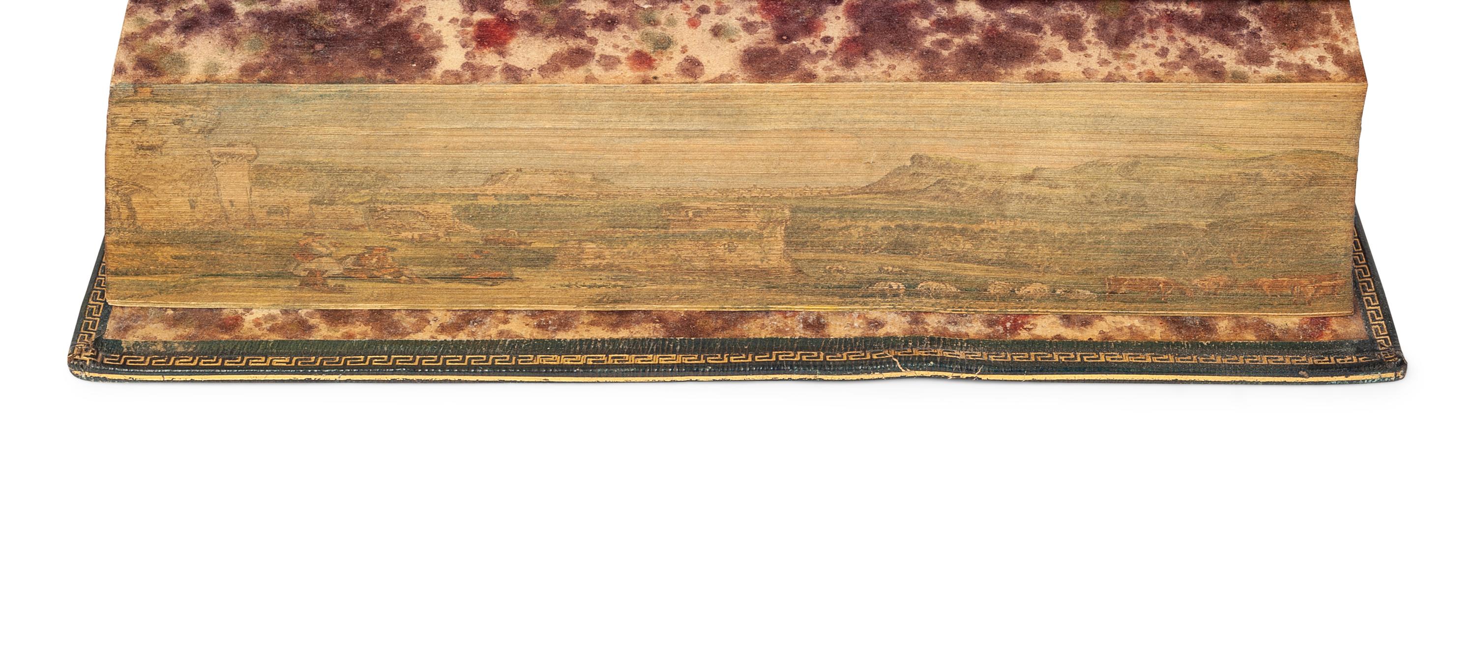 [FORE-EDGE PAINTINGS]. Minstrelsy of the Scottish Border: Consisting of Historical and Romantic Ballads . Edinburgh: James Ballantyne and Co., 1806.