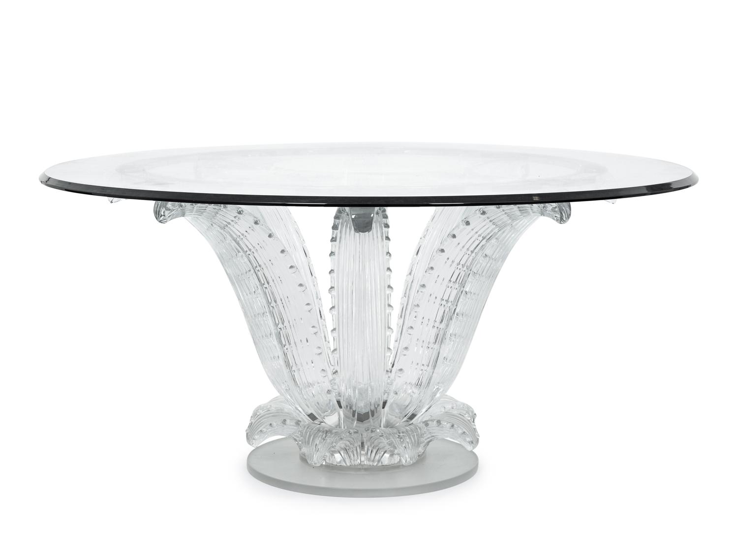A Lalique Cactus Center Table