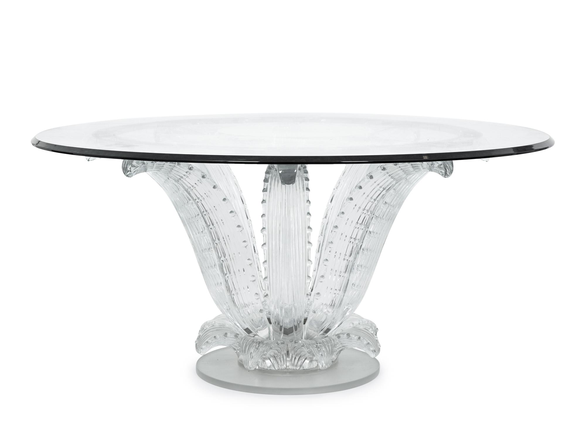A Lalique Cactus Center Table