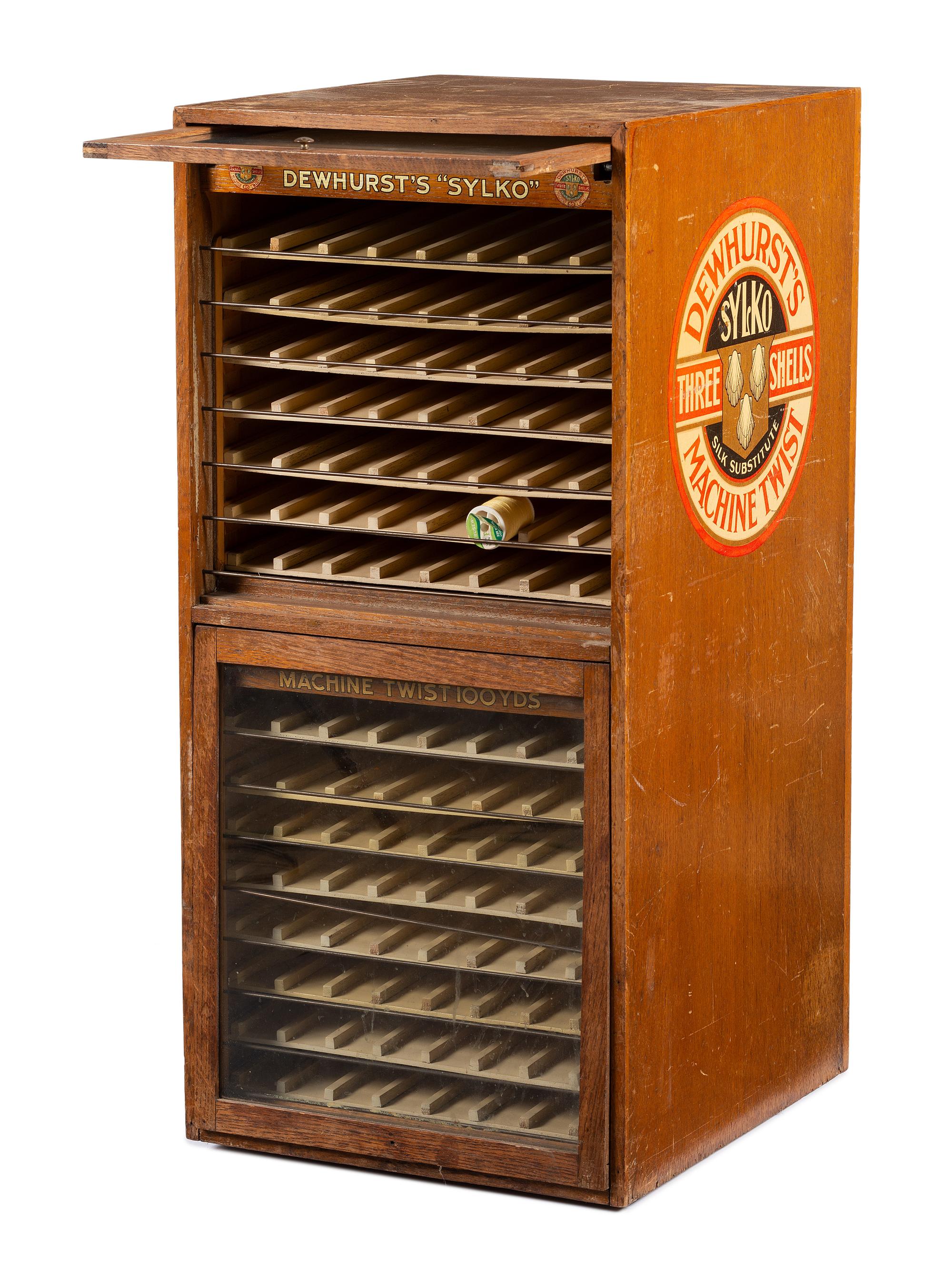 A Dewhurst's 'Sylko' Spool Cabinet