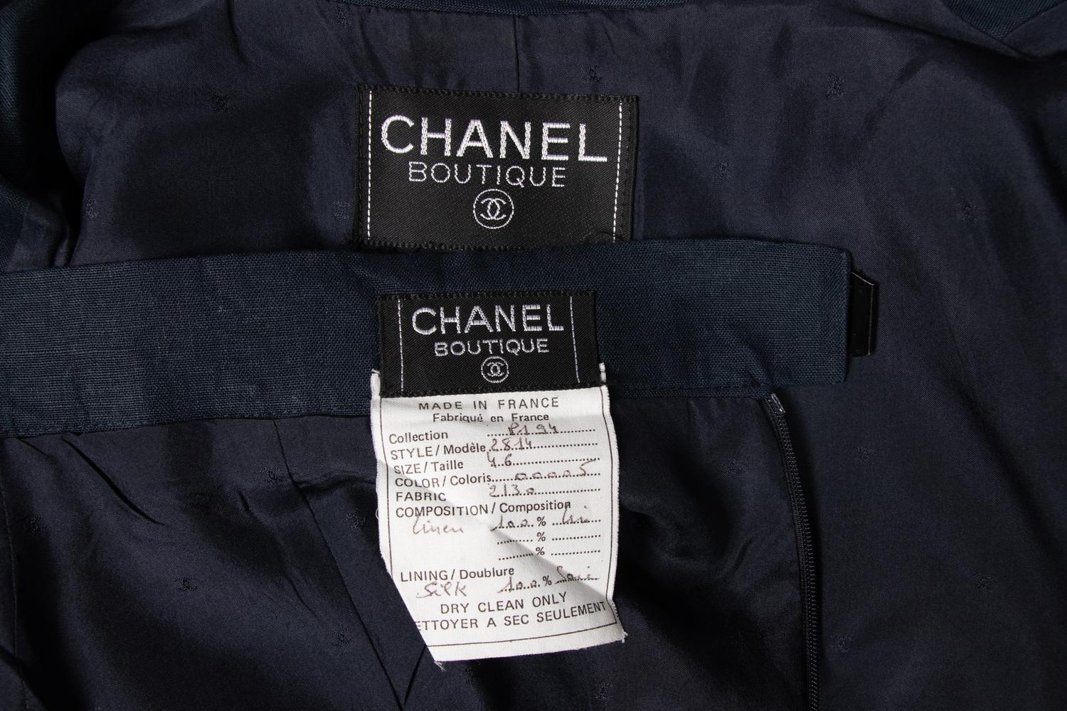 Chanel Linen Ensemble, 1990s