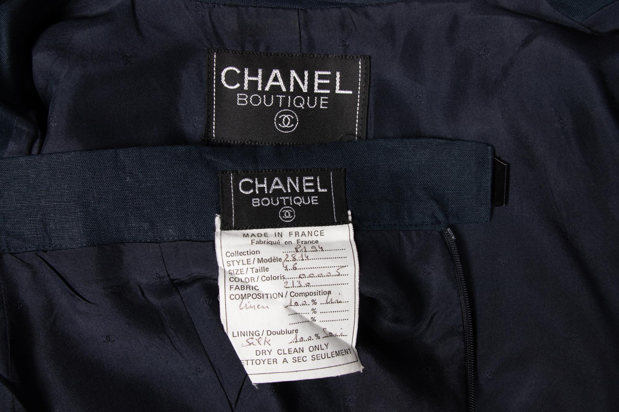 Chanel Linen Ensemble, 1990s