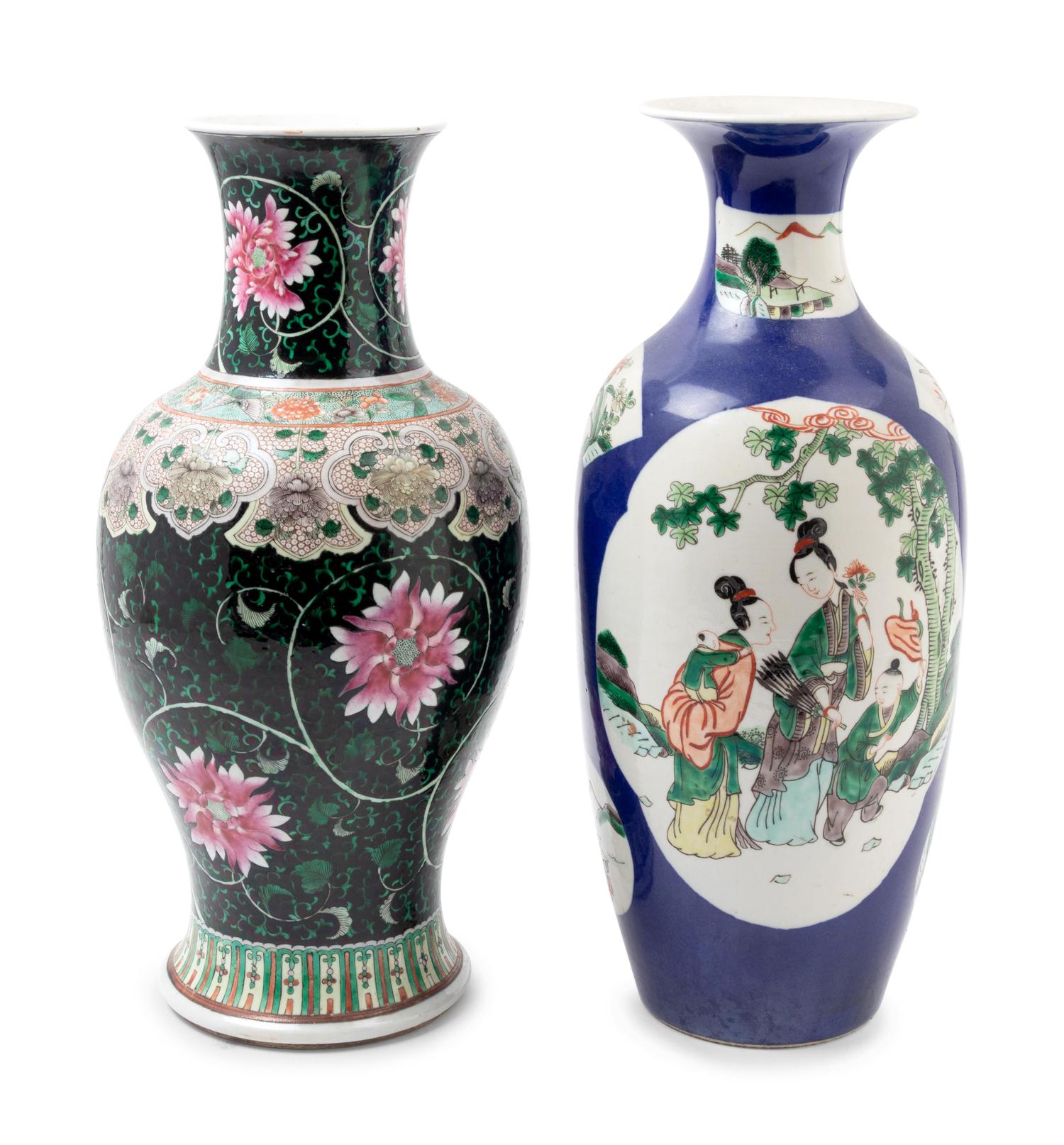 Two Chinese Porcelain Vases