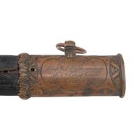 Import Foot Officers Sword with Scabbard Inscribed to Capt. S.E. Thomason - 176th NY Vols., then Captured and Descended in a Texas Confederate Family