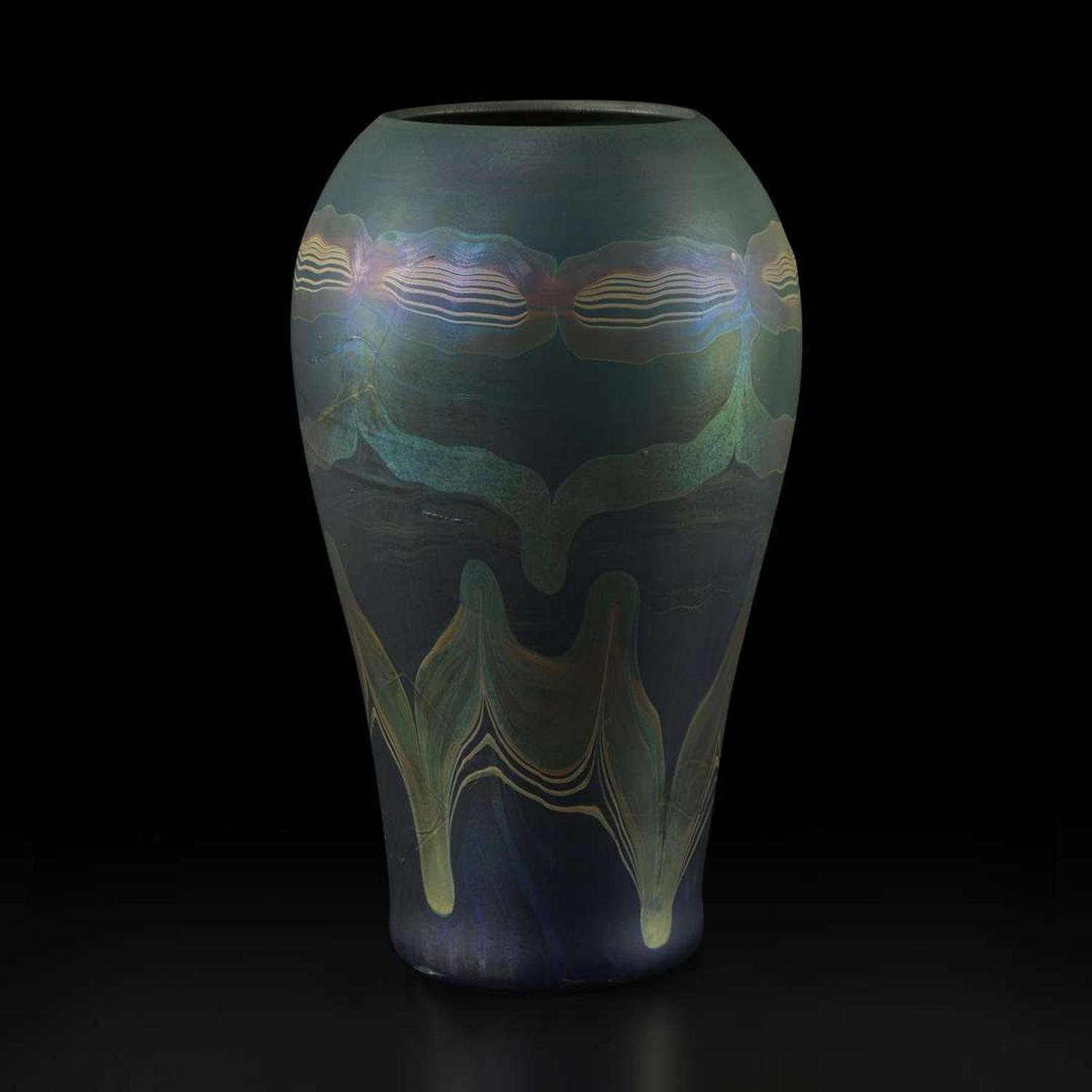 Tiffany Studios A Large Decorated Favrile Vase, New York, 1895