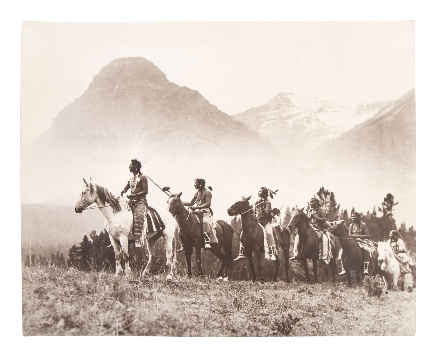 [NATIVE AMERICANS]. REED, Roland W. (1864-1934), photographer. The Pass Finders.