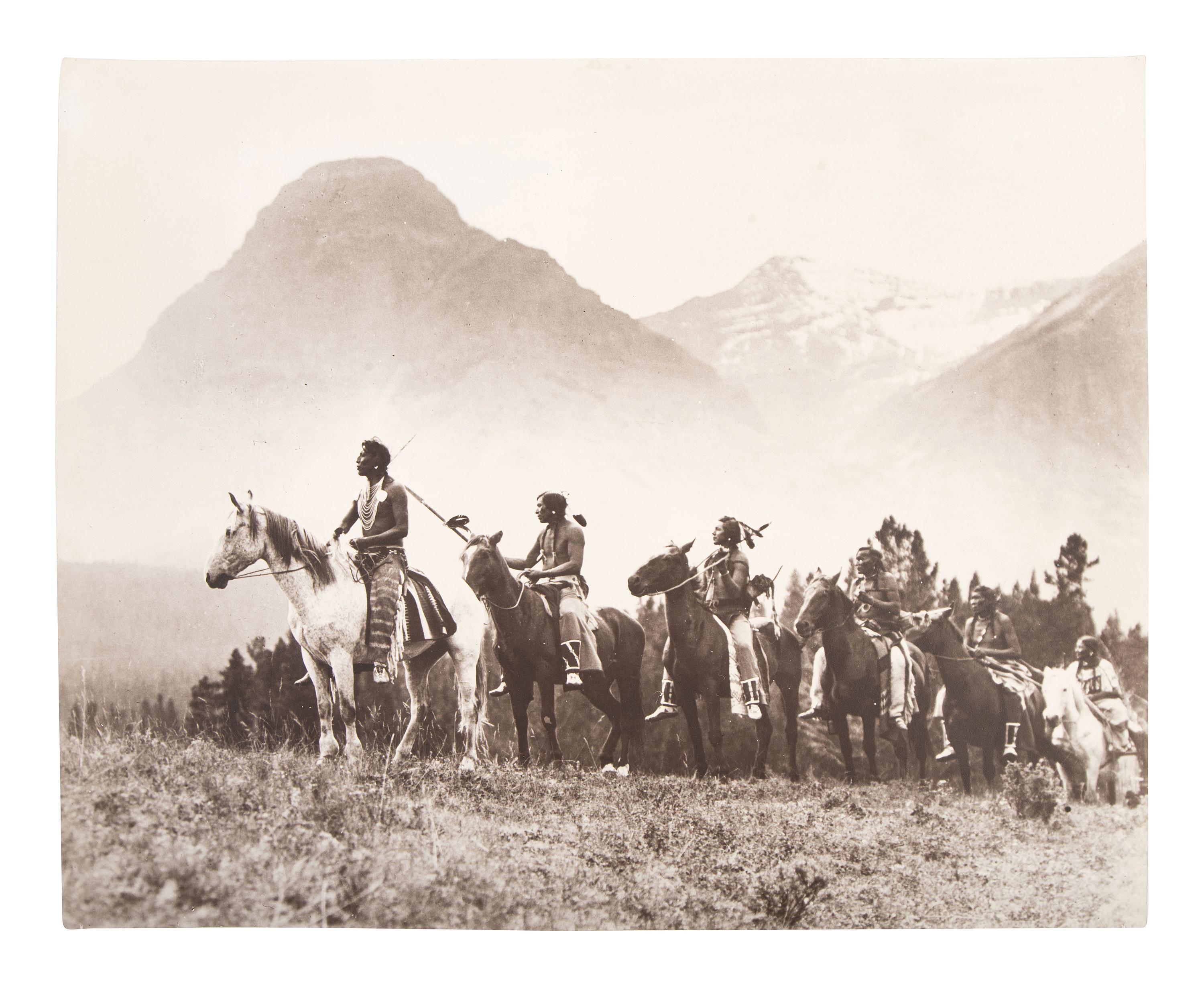 [NATIVE AMERICANS]. REED, Roland W. (1864-1934), photographer. The Pass Finders.