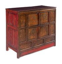 A Tibetan Polychrome Cabinet