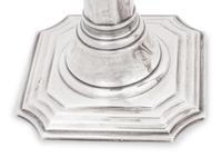 A Pair of Weighted American Silver Candlesticks