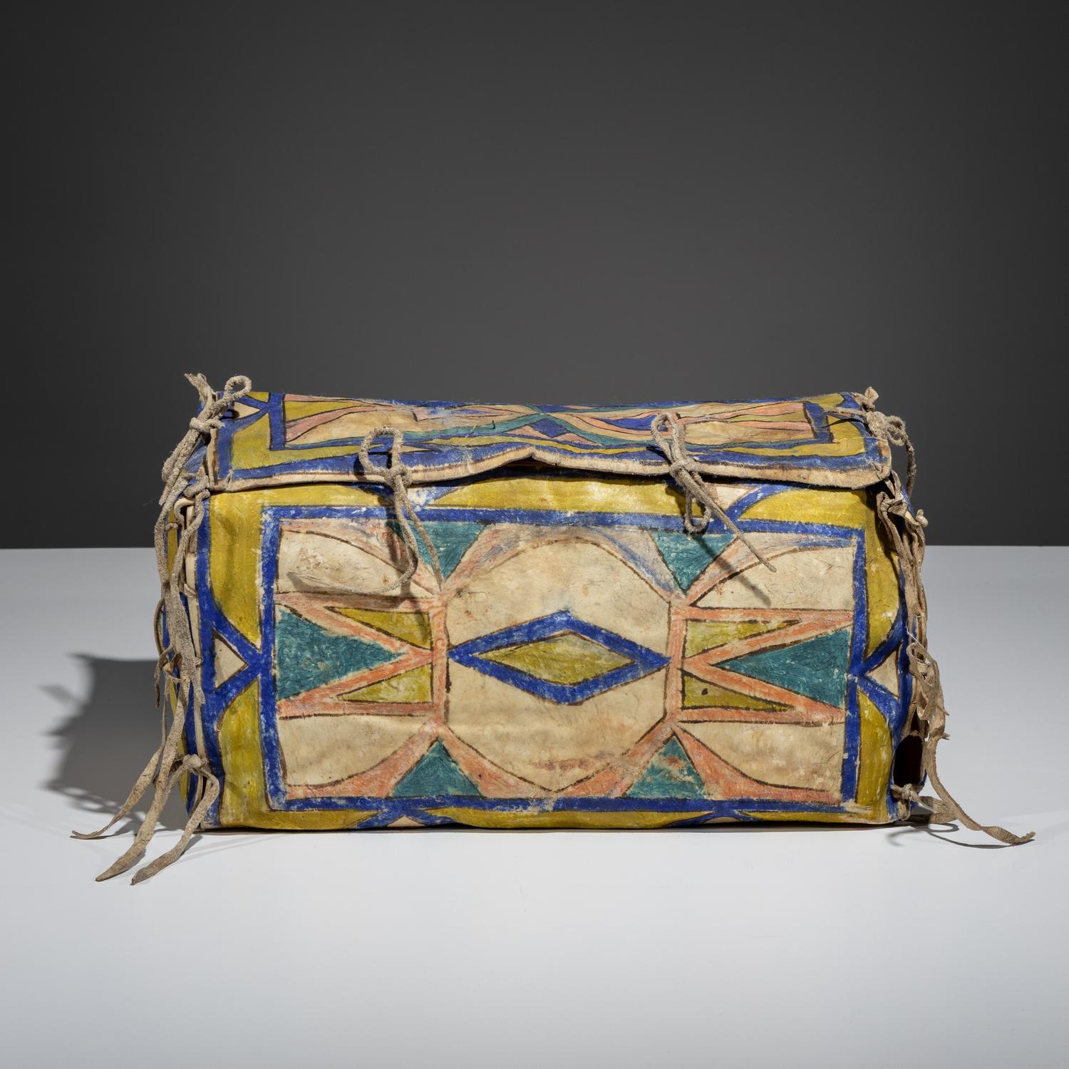 Sioux Painted Parfleche Box