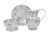 Three Shreve & Co. Silver Table Articles