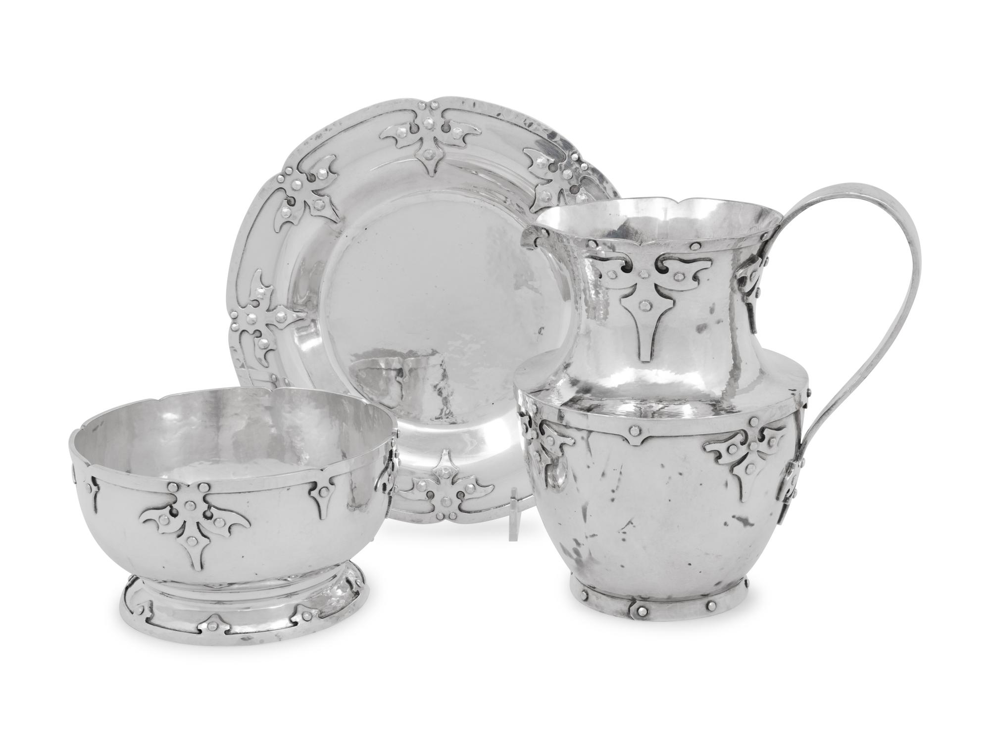 Three Shreve & Co. Silver Table Articles