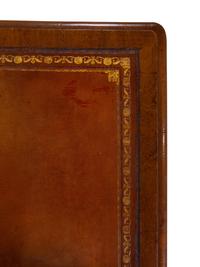 An Edwardian Style Mahogany Pedestal Desk