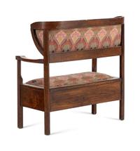 An Arts and Crafts Oak Hall Bench