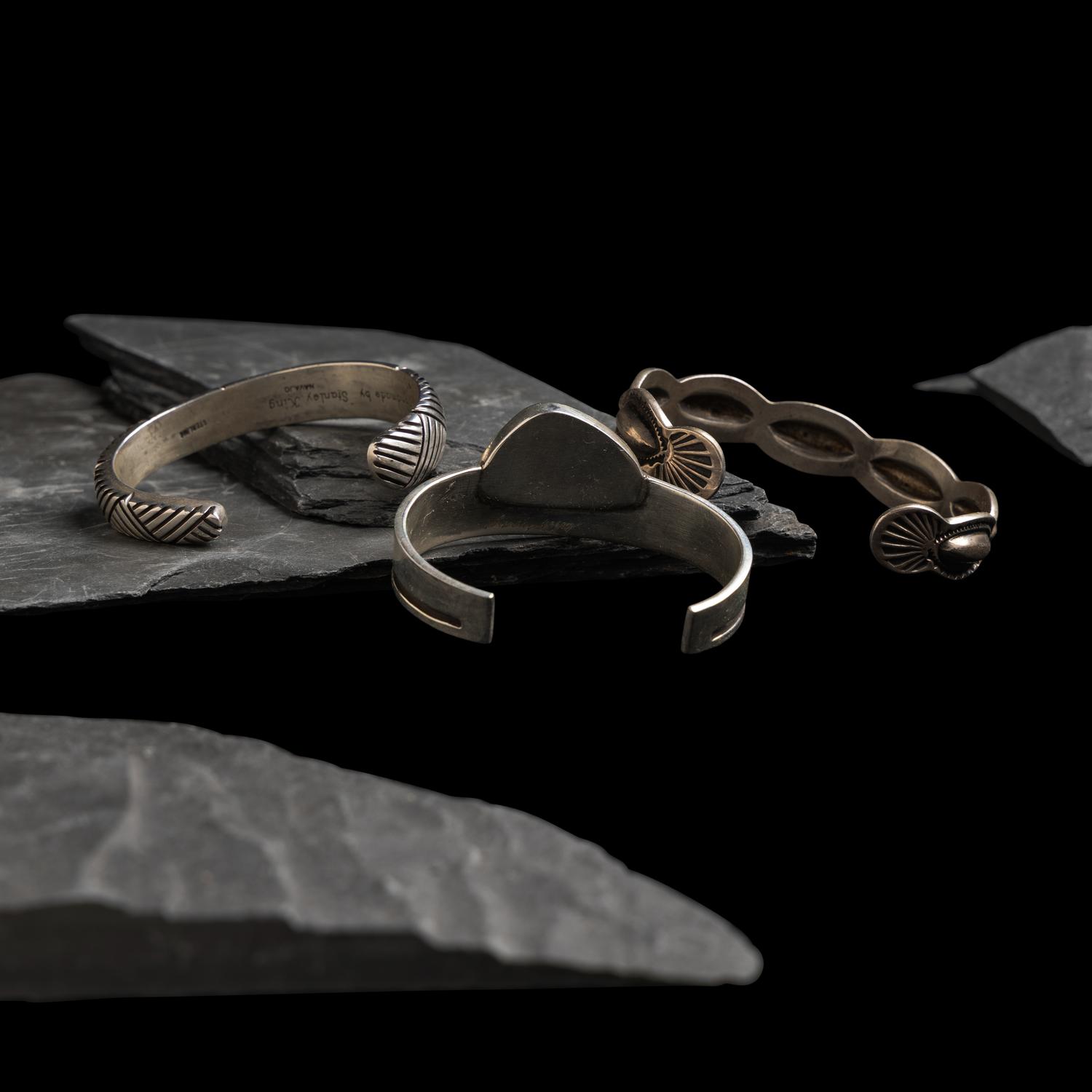 Navajo Silver Cuff Bracelets