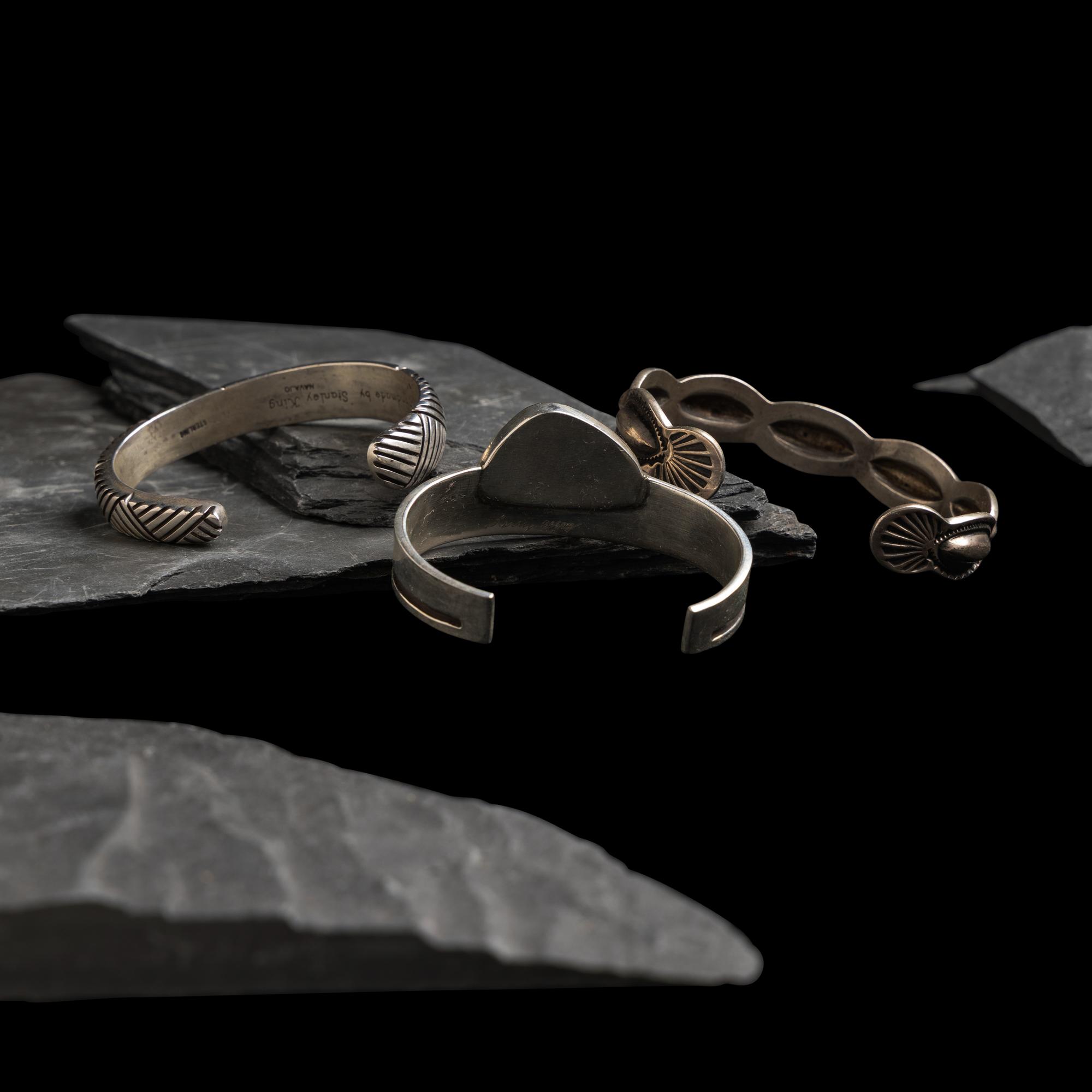 Navajo Silver Cuff Bracelets