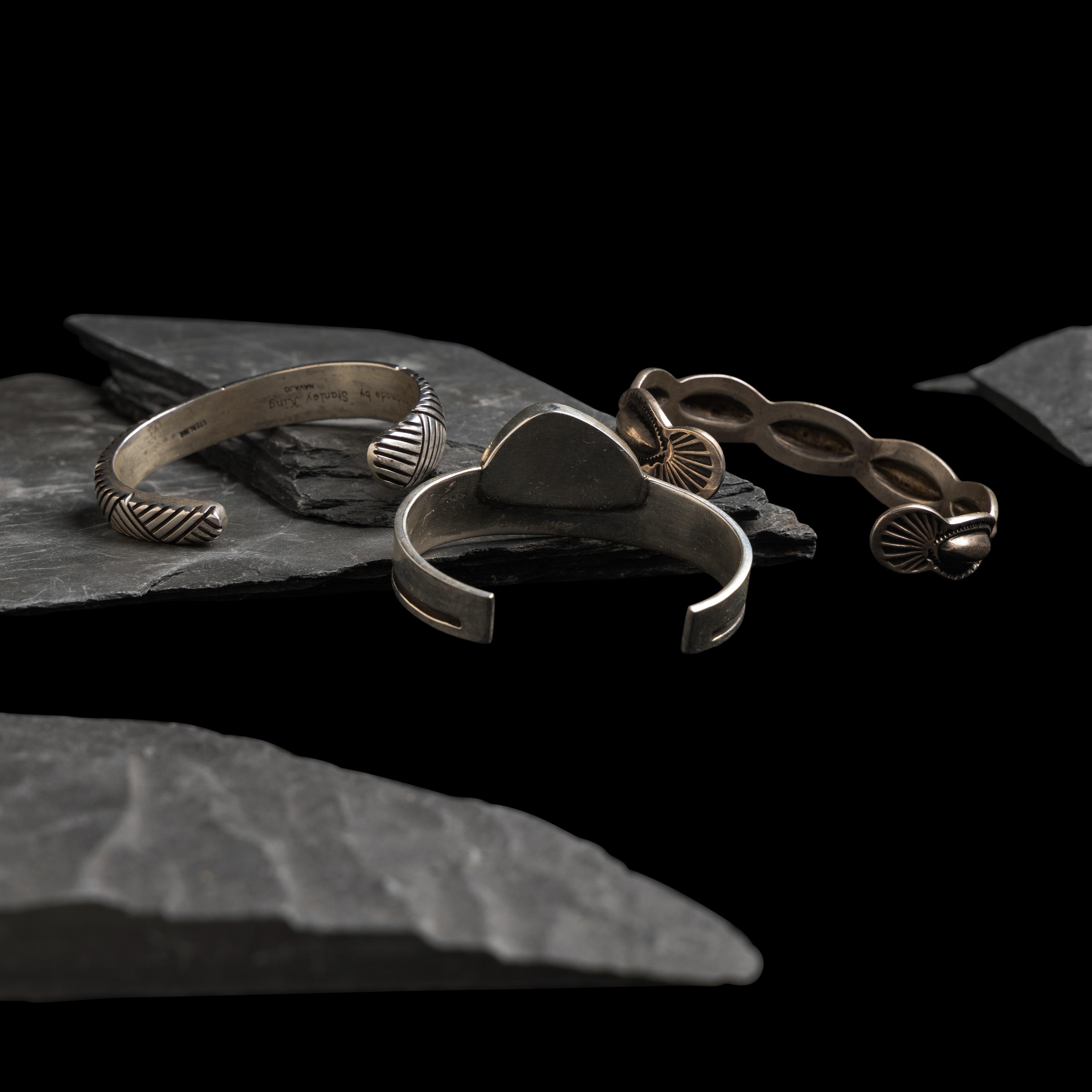 Navajo Silver Cuff Bracelets