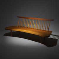 Conoid bench, 1982 with two butterfly joints