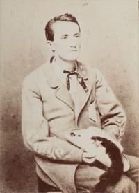 [MOSBY, JOHN S. (1833-1916)]. Autographed portrait of Mosby inscribed to his daughter, Ada B. Mosby.