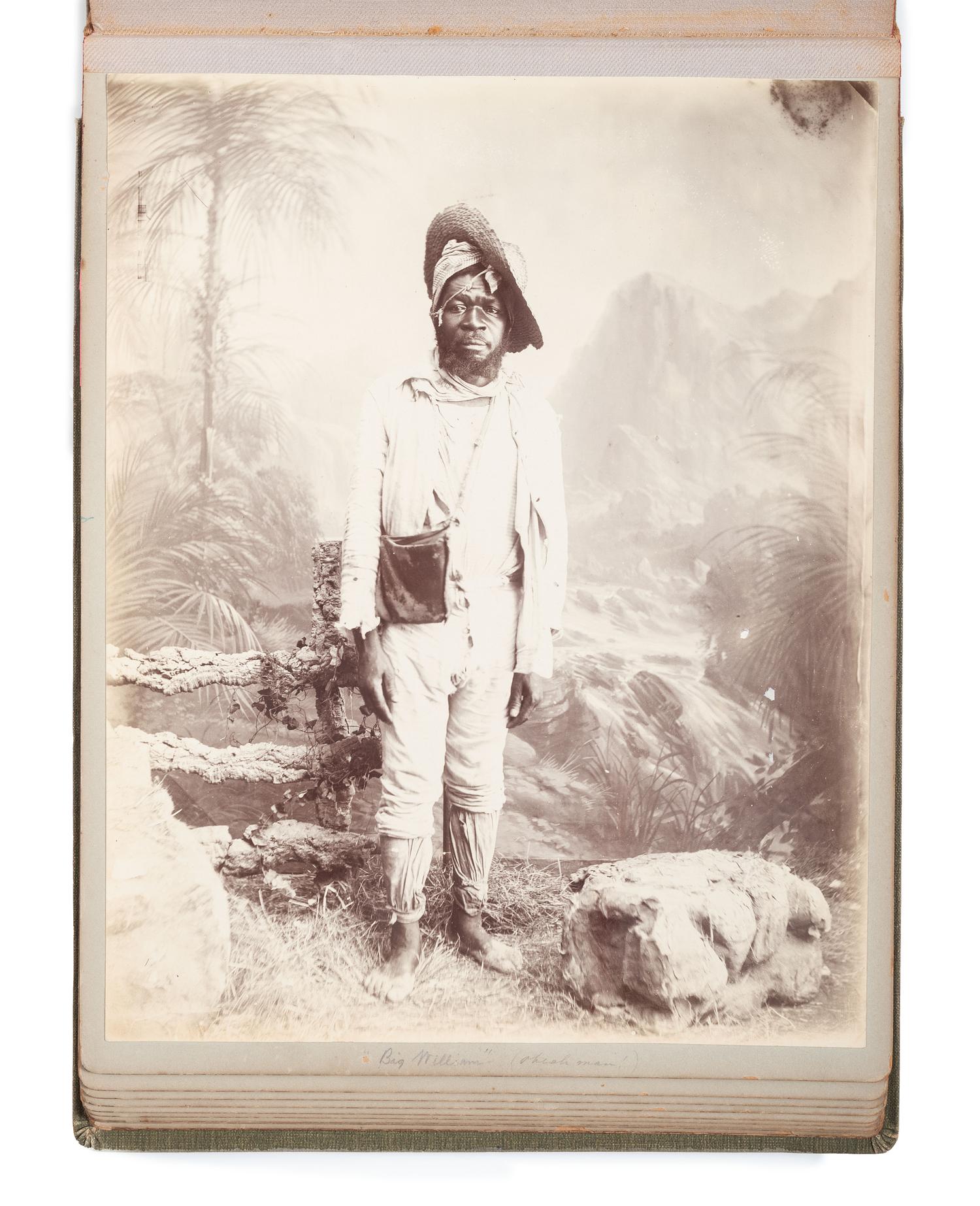 [EARLY PHOTOGRAPHY] -- [JAMAICA]. Album containing several photographs of Black subjects in Jamaica.