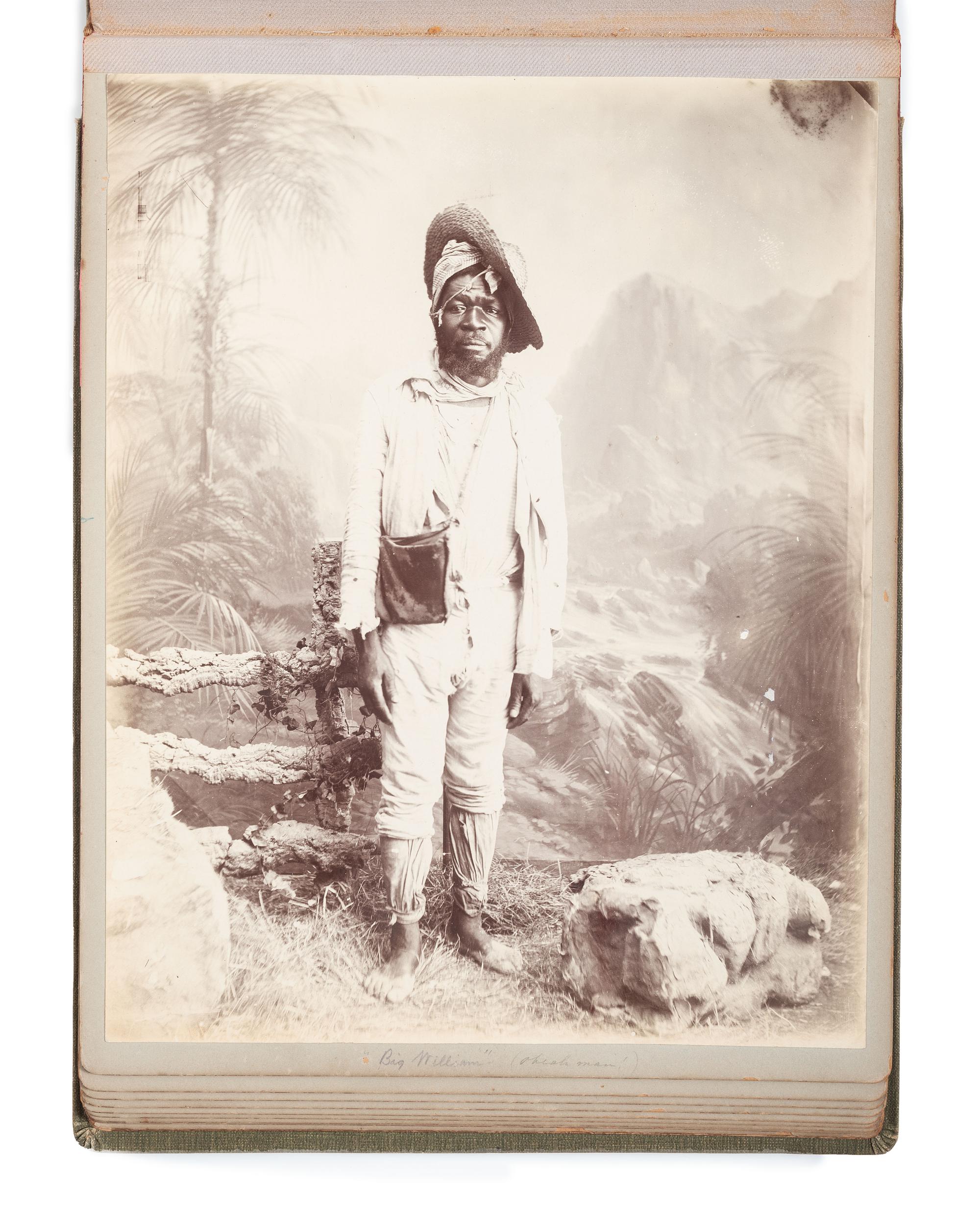 [EARLY PHOTOGRAPHY] -- [JAMAICA]. Album containing several photographs of Black subjects in Jamaica.