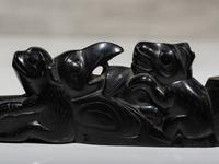 Haida Carved Argillite Pipe