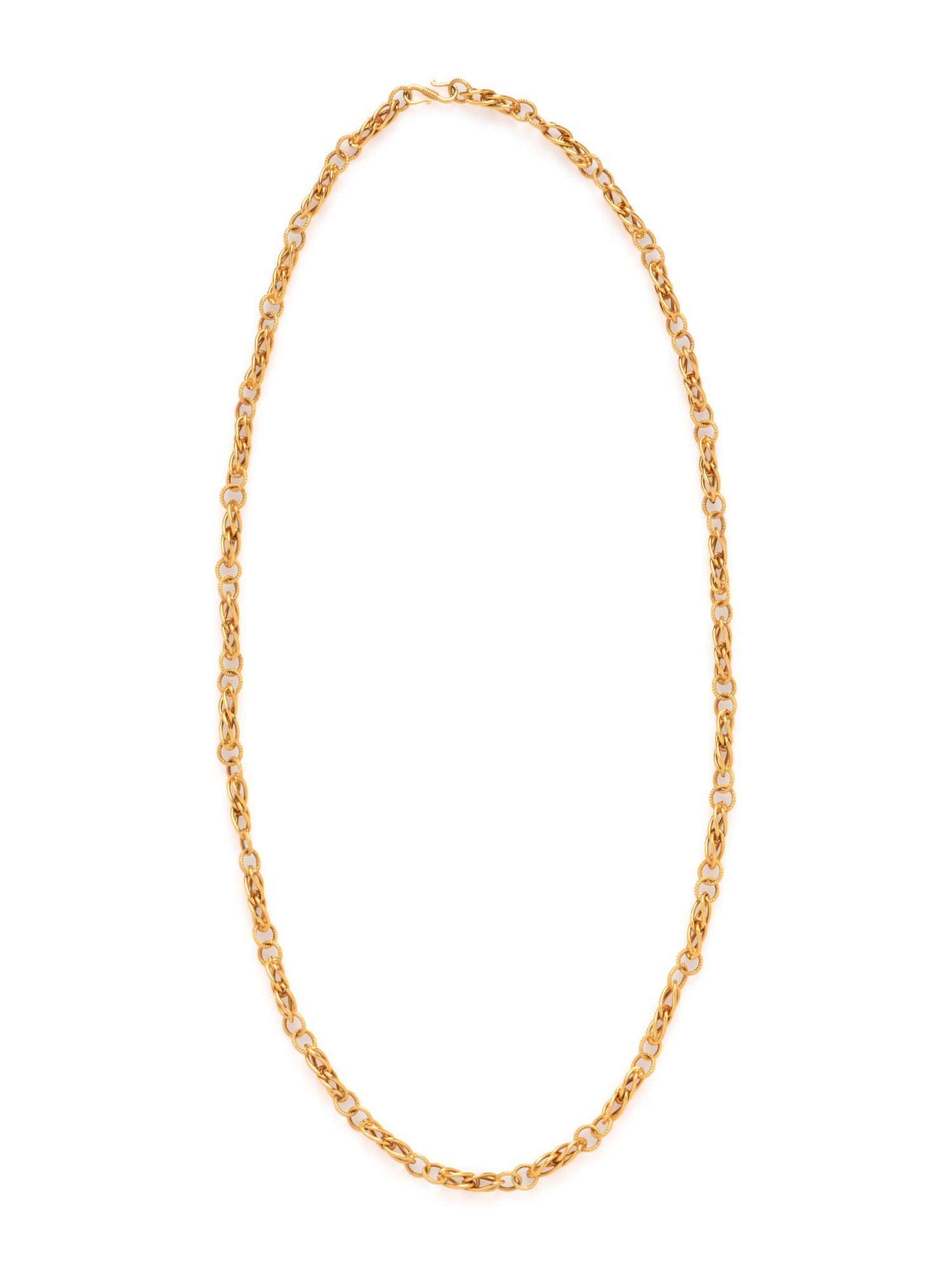 YELLOW GOLD NECKLACE