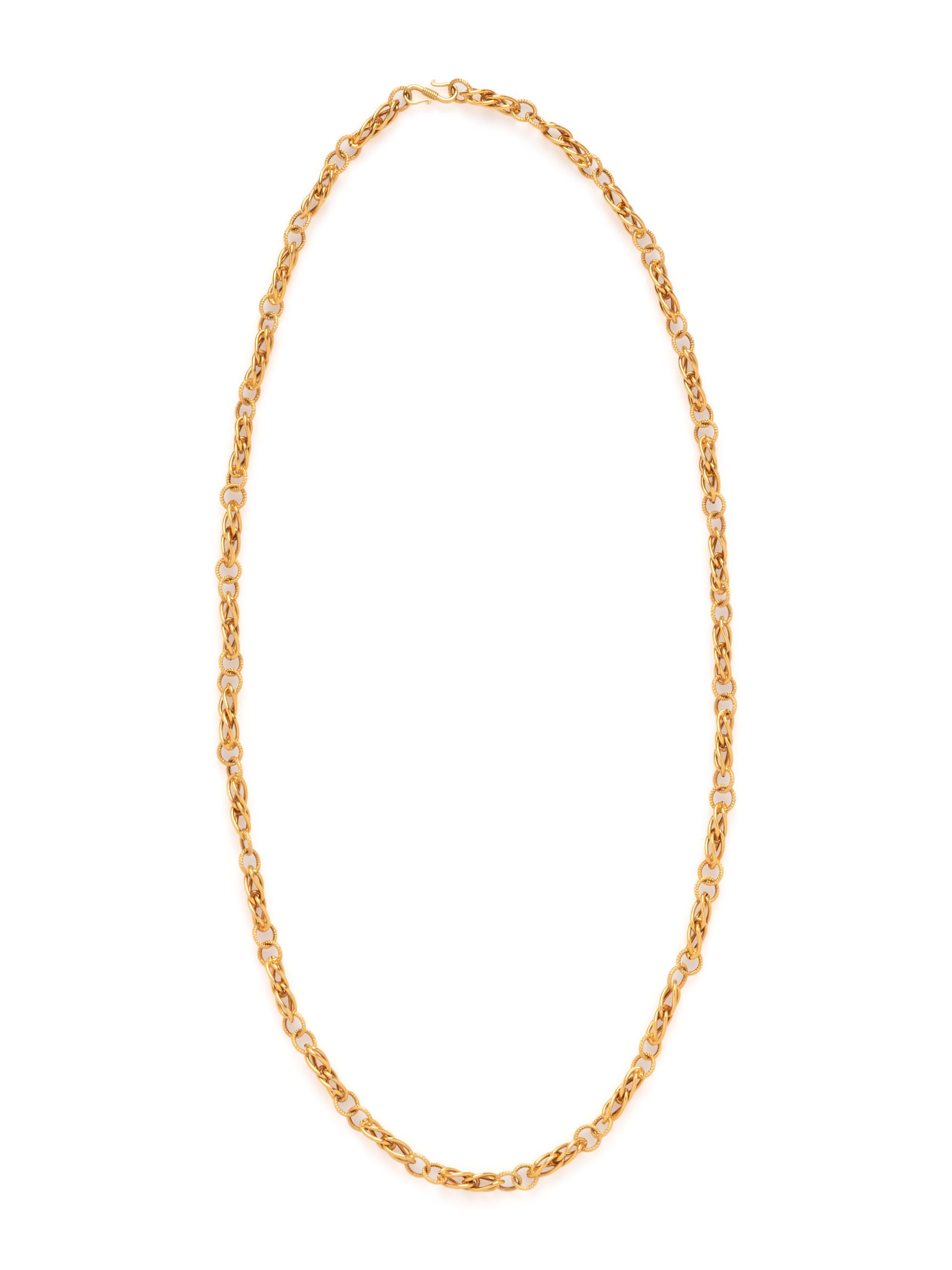 YELLOW GOLD NECKLACE
